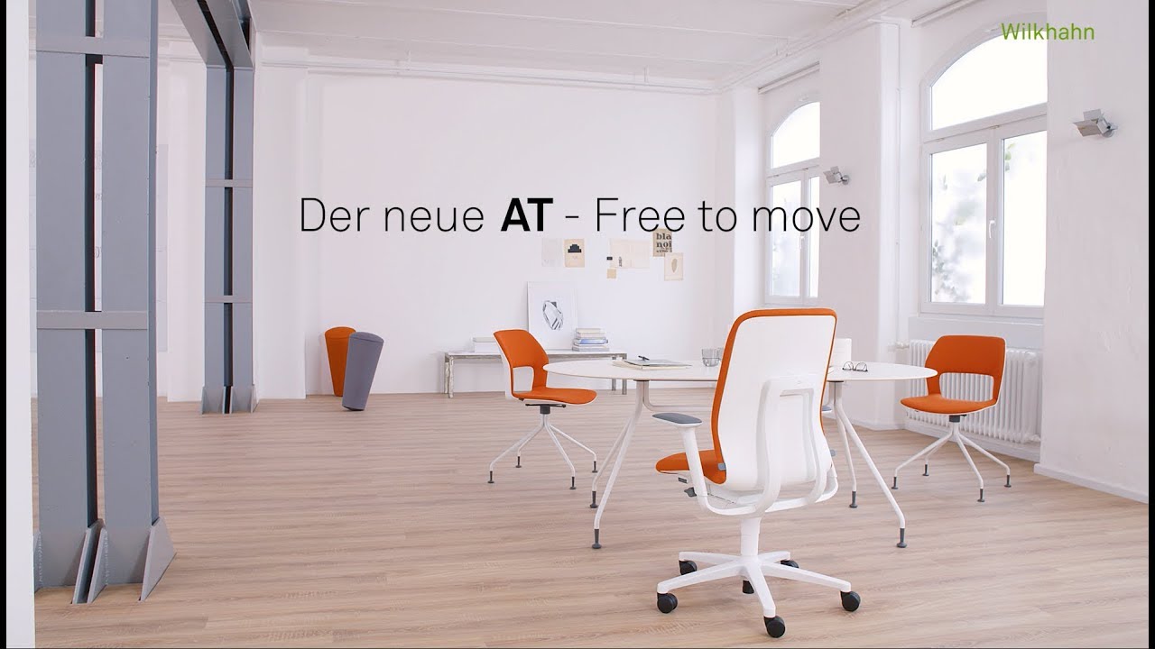 Der neue AT Bürostuhl - Free to move - freier, bewegter, gesünder